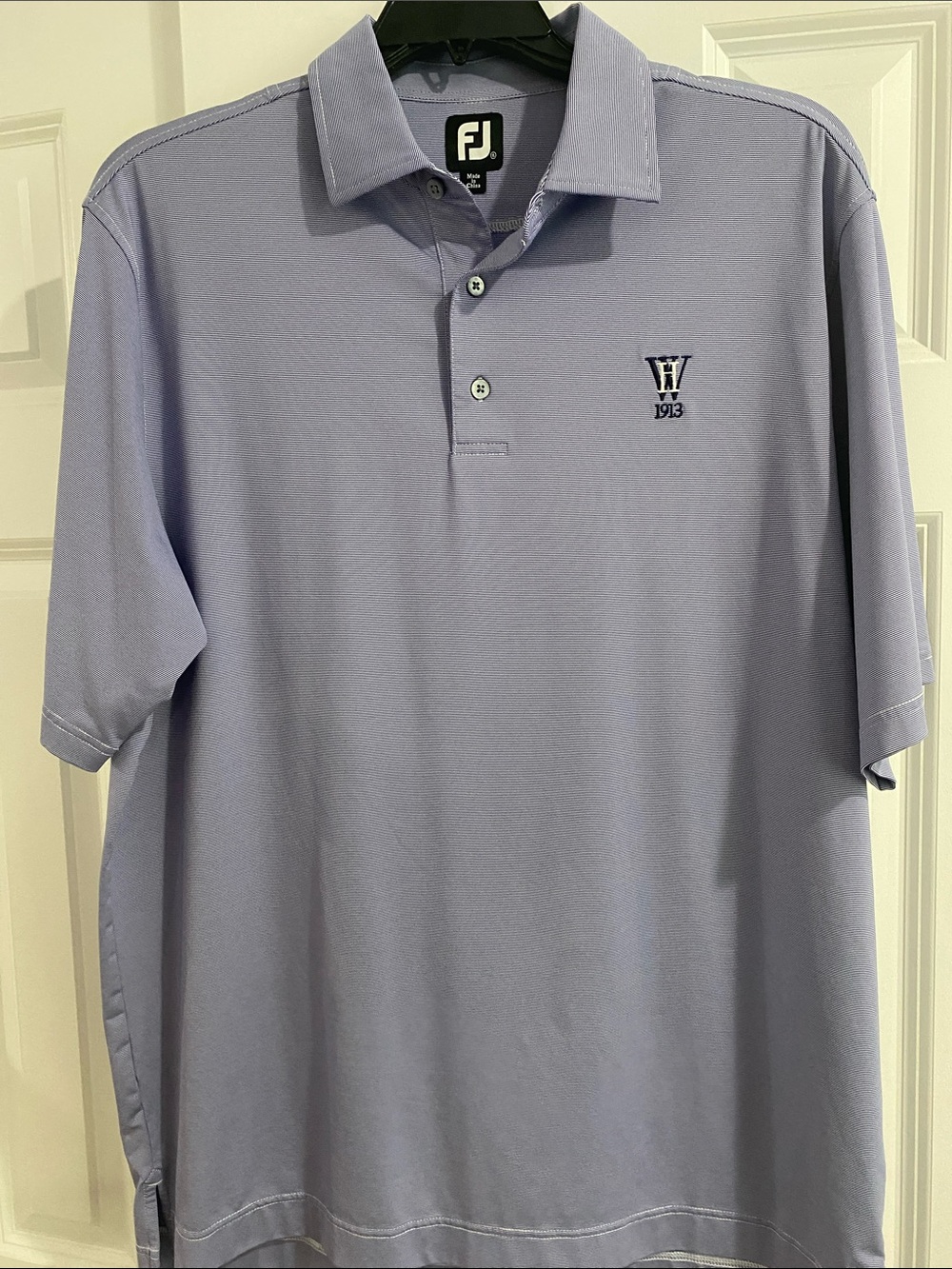 FootJoy Performance Westchester Hills Golf Club 1913 Polo Lightweight Preppy